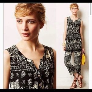 Anthropologie Lilka Elephant Romper